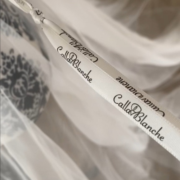 Calla Blanche bridal overskirt - Picture 3 of 7